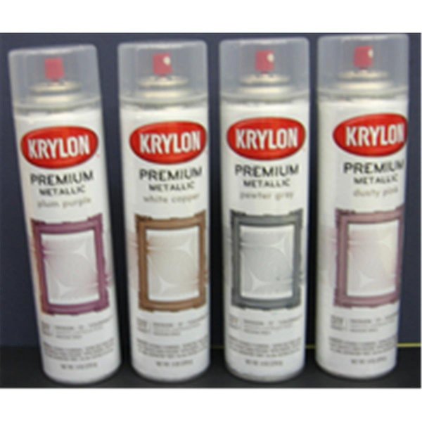 Krylon Premium Metallic Spray Paint - Pewter & Gey - 8 oz 1400K
